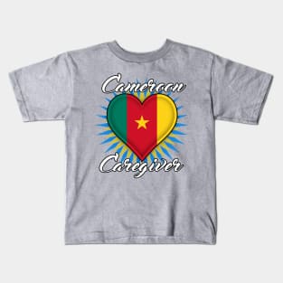 Cameroon Caregiver (white font) Kids T-Shirt